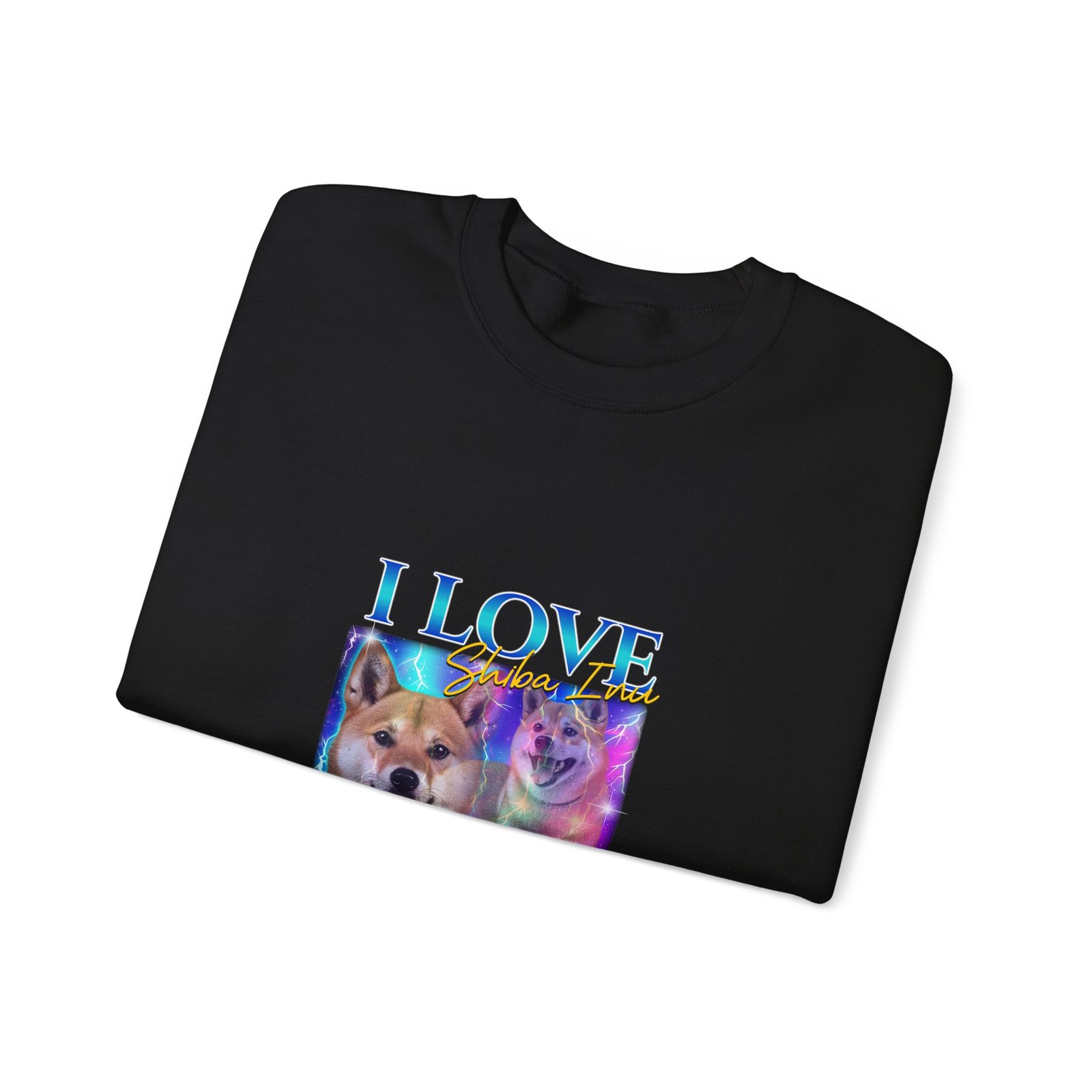 Colorful I Love My Dog Chihuahua Graphic Design - Sweatshirt - Image 3
