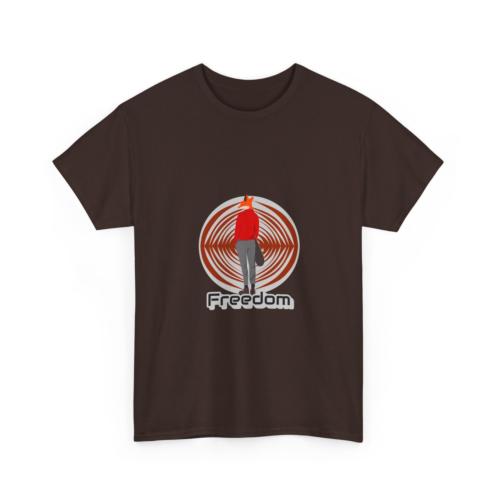 Freedom Bird Minimalist Silhouette with Modern Elegance - T-shirt - Image 3