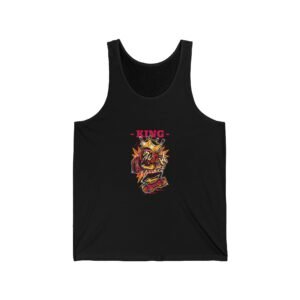 Majestic King Lion with Royal Crown and Regal Details - Tank Top