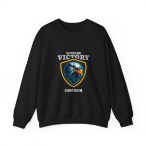 Majestic Eagle with Wings of Victory Design - Sweatshirt