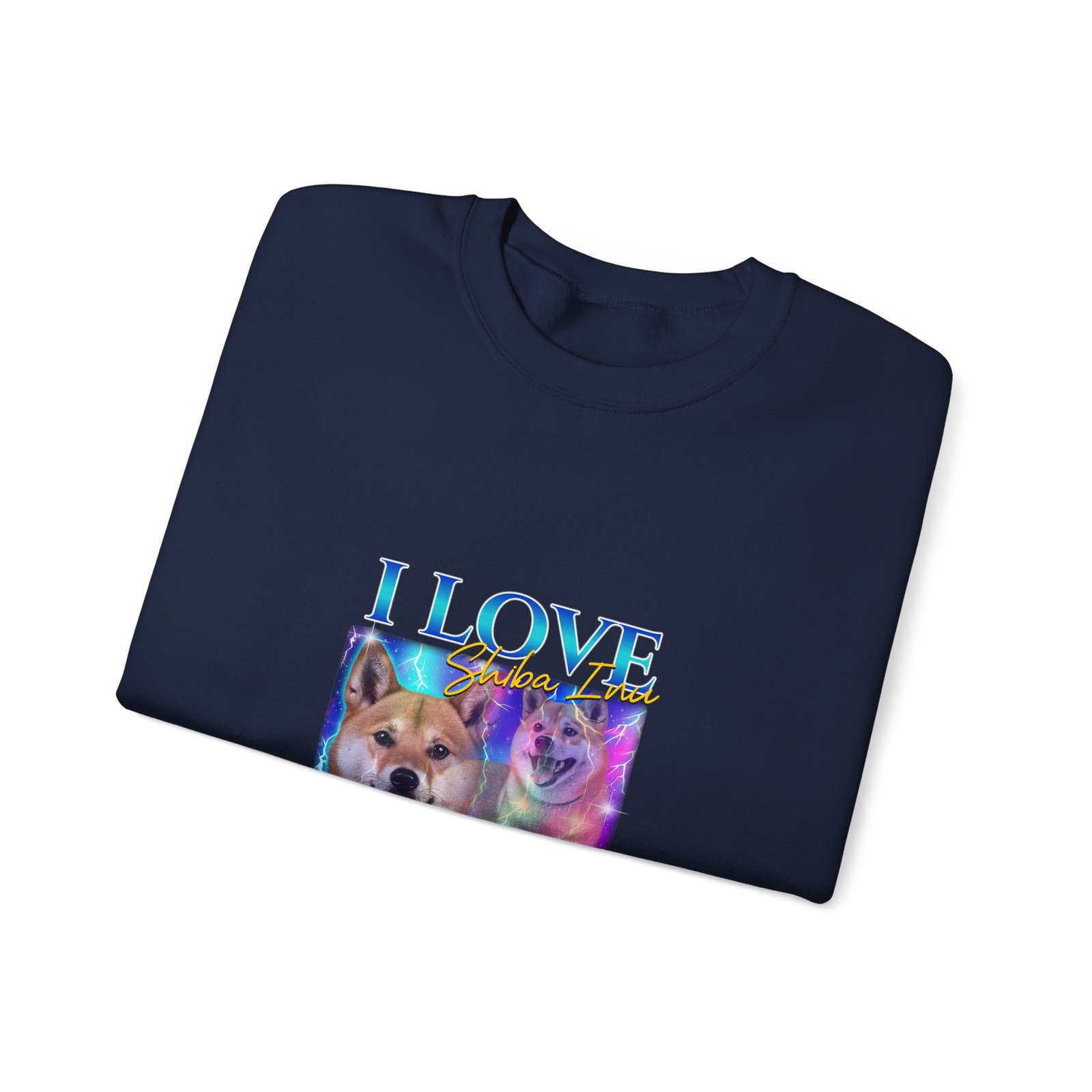 Colorful I Love My Dog Chihuahua Graphic Design - Sweatshirt - Image 11