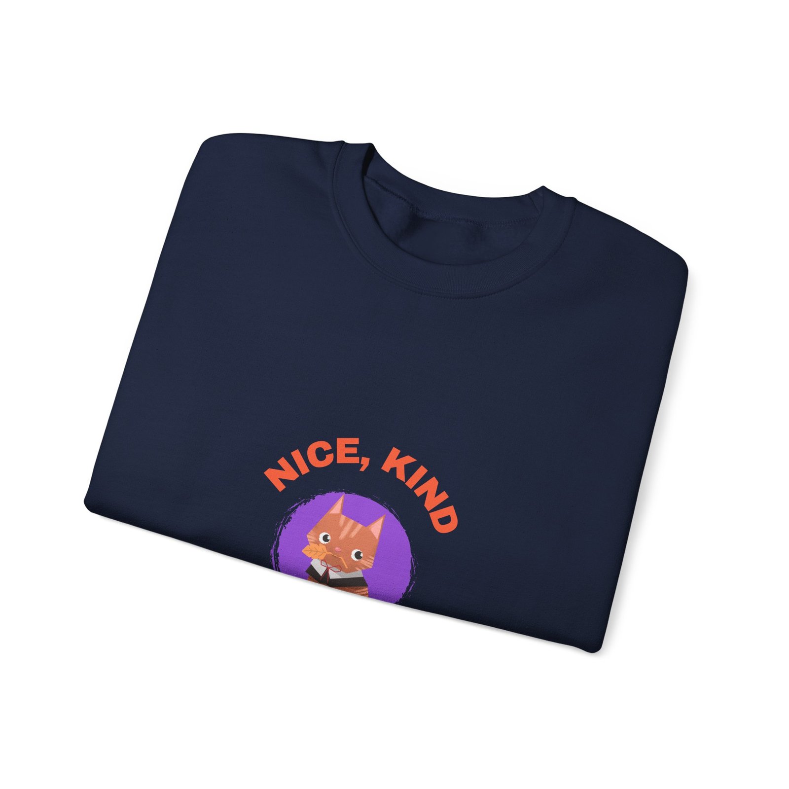 Nice Kind Fox Wholesome Cute Animal Artwork - Sweatshirt - Image 11