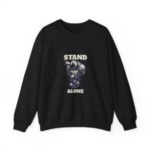 Stand Alone Robot Illustration Featuring a Lonely Futuristic Machine - Sweatshirt