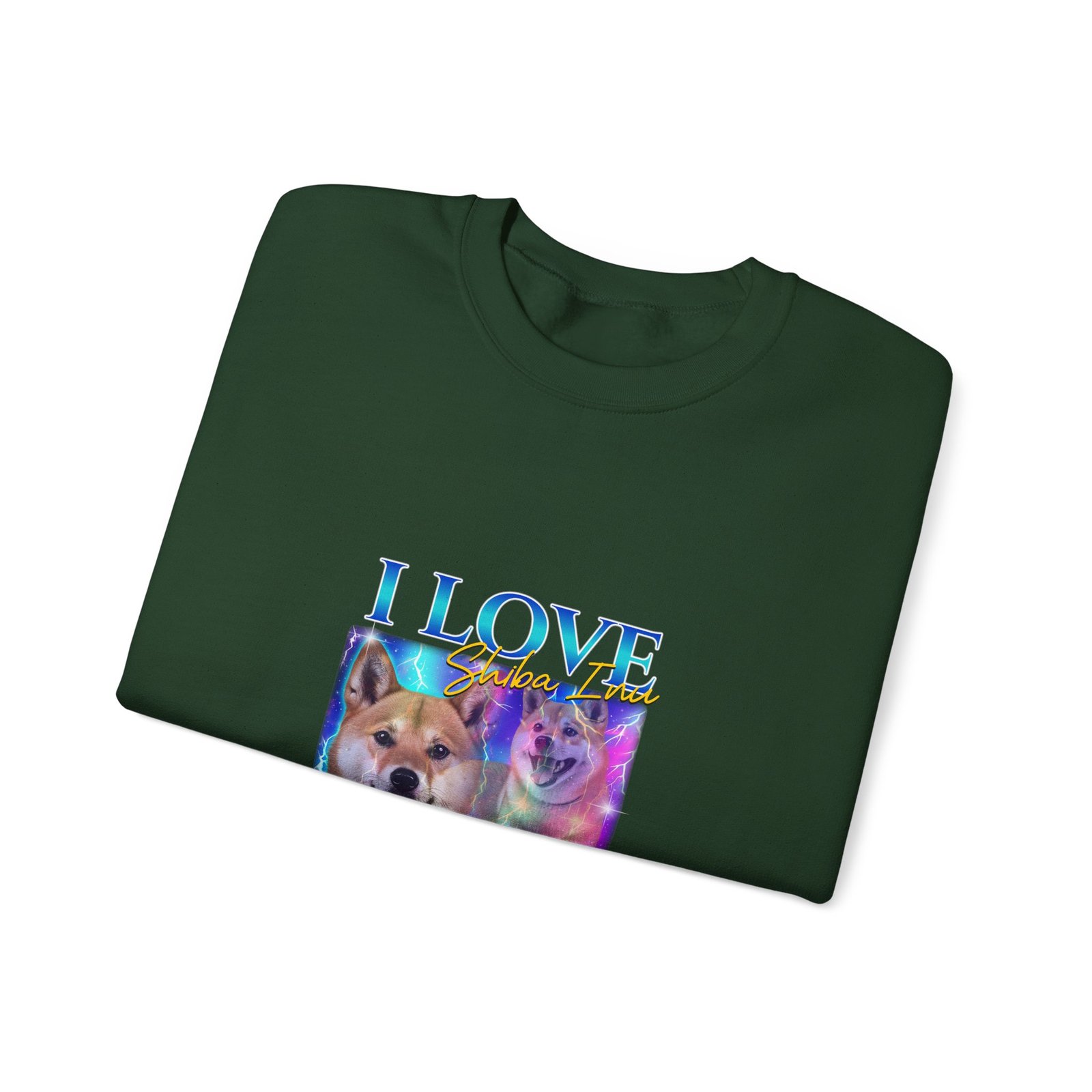 Colorful I Love My Dog Chihuahua Graphic Design - Sweatshirt - Image 7