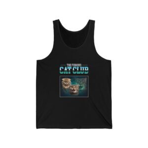 Furious Cat Club Fierce Cat Illustration Bold Design - Tank Top