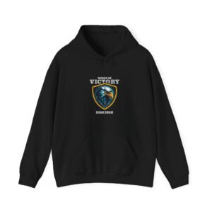 Majestic Eagle with Wings of Victory Design - Hoodie