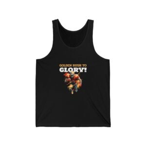 Golden Rush to Glory Powerful Horse Artwork - Tank Top