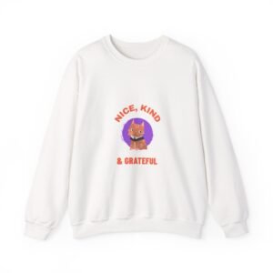 Nice Kind Fox Wholesome Cute Animal Illustration - Sweatshirt