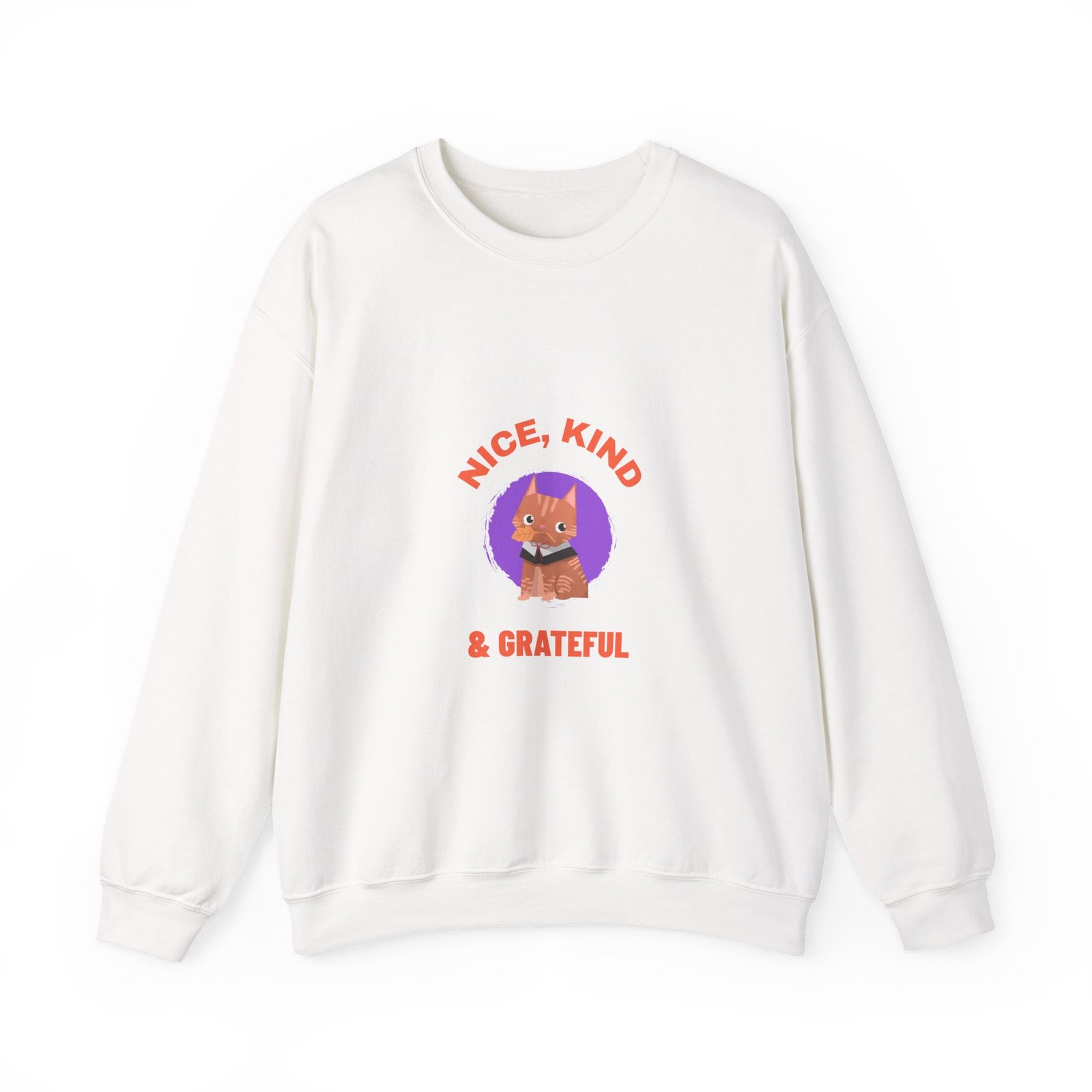 Nice Kind Fox Wholesome Cute Animal Illustration - Sweatshirt