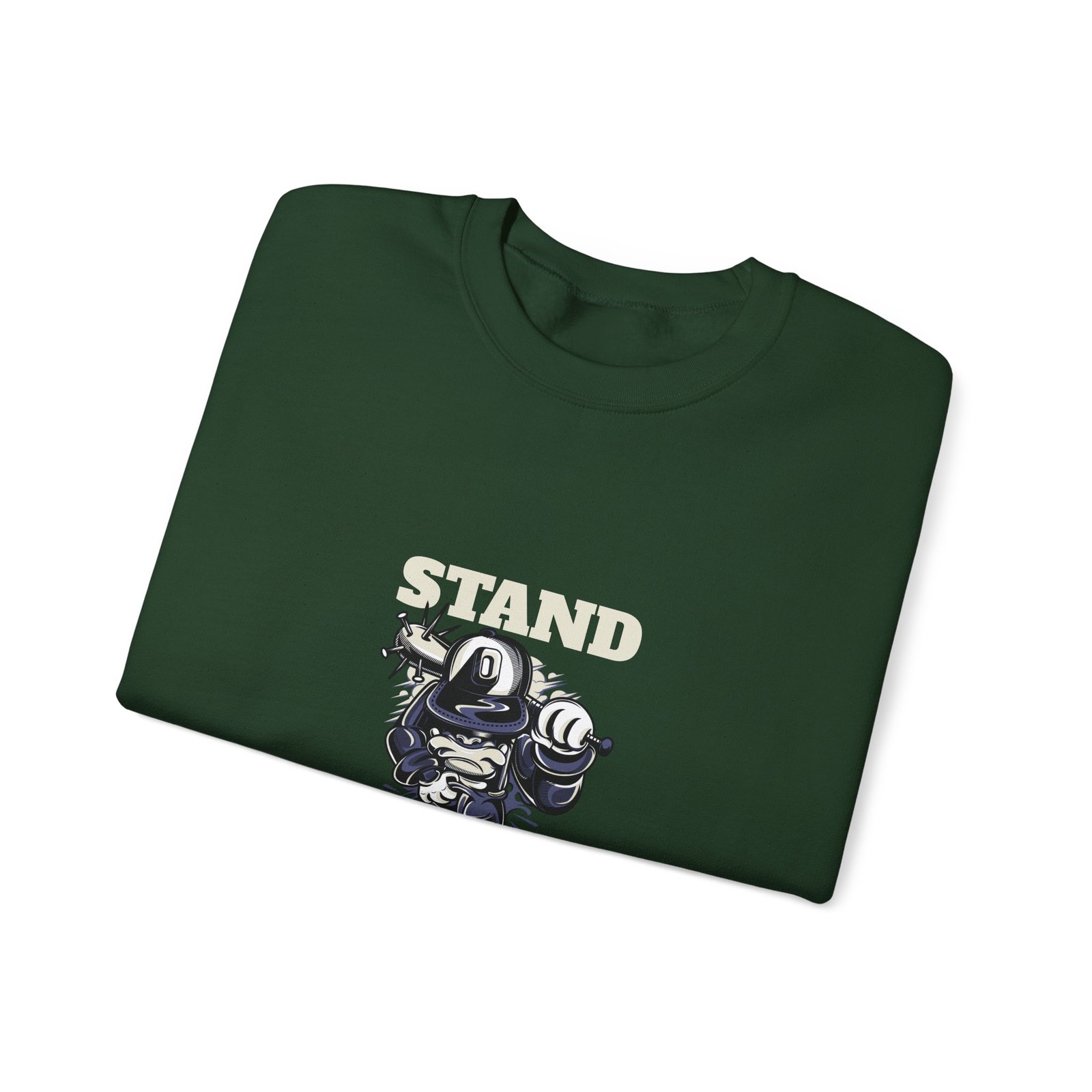 Stand Alone Robot Illustration Featuring a Lonely Futuristic Machine - Sweatshirt - Image 7