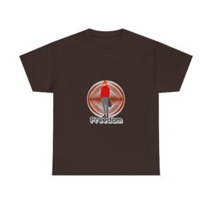 Freedom Bird Minimalist Silhouette with Modern Elegance - T-shirt