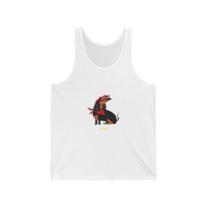 Oh Yeah Cool Dachshund Graphic with Sunglasses and Attitude - Tank Top