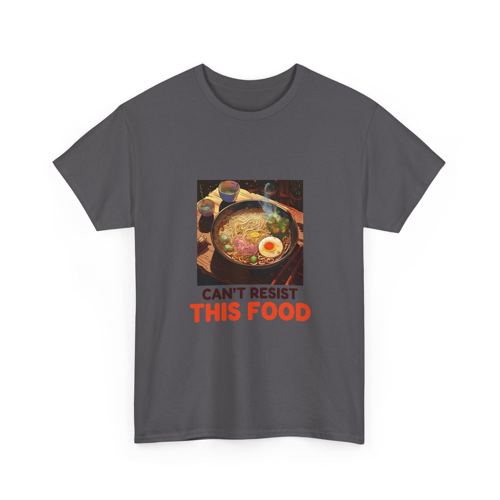 Can’t Resist This Food Cat Foodie Funny Cat Lover Graphic - T-shirt - Image 7