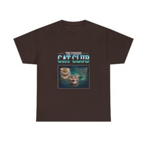 Furious Cat Club Fierce Cat Illustration Bold Design - T-shirt