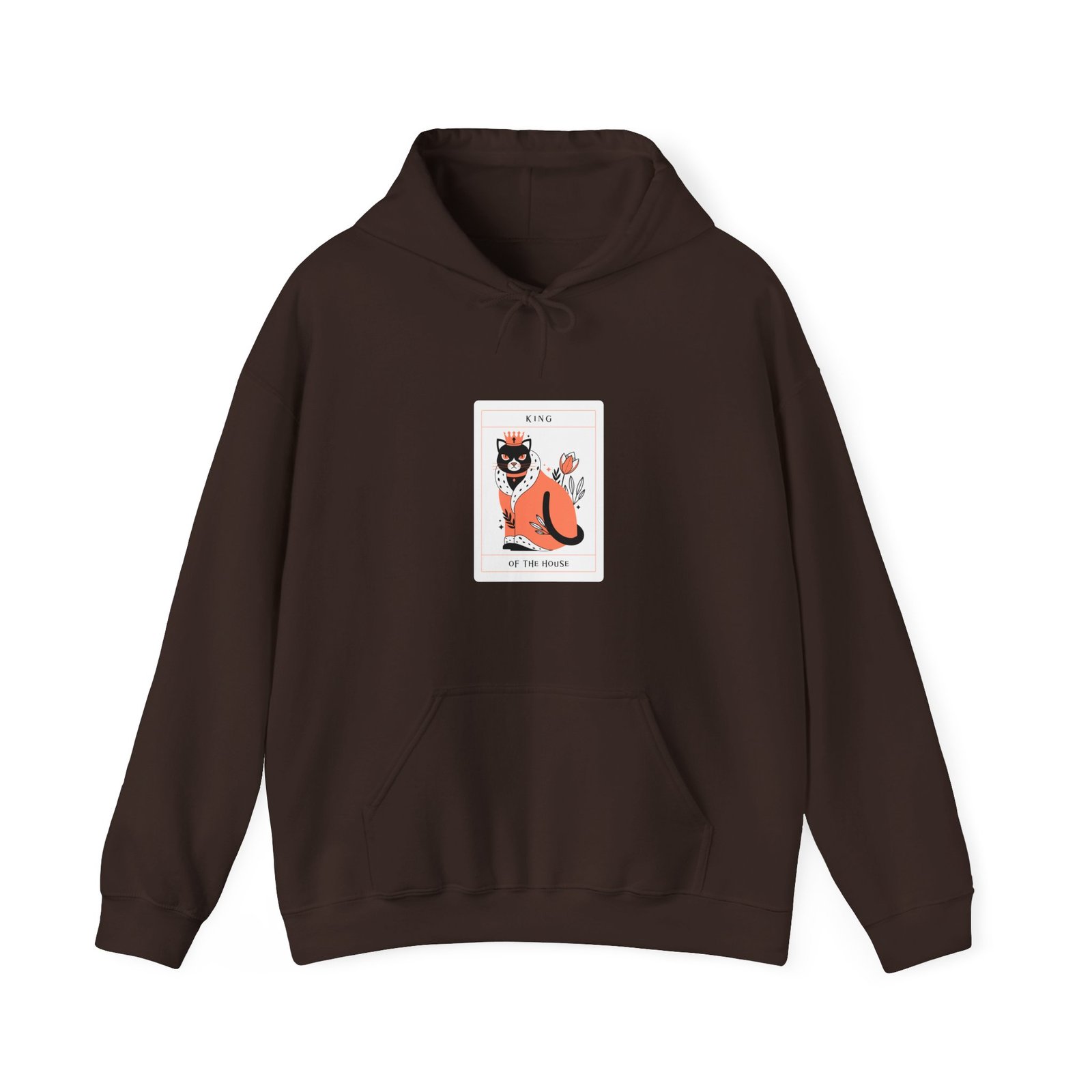 King Of The House Cat Royal Crown Design - Hoodie - Image 5