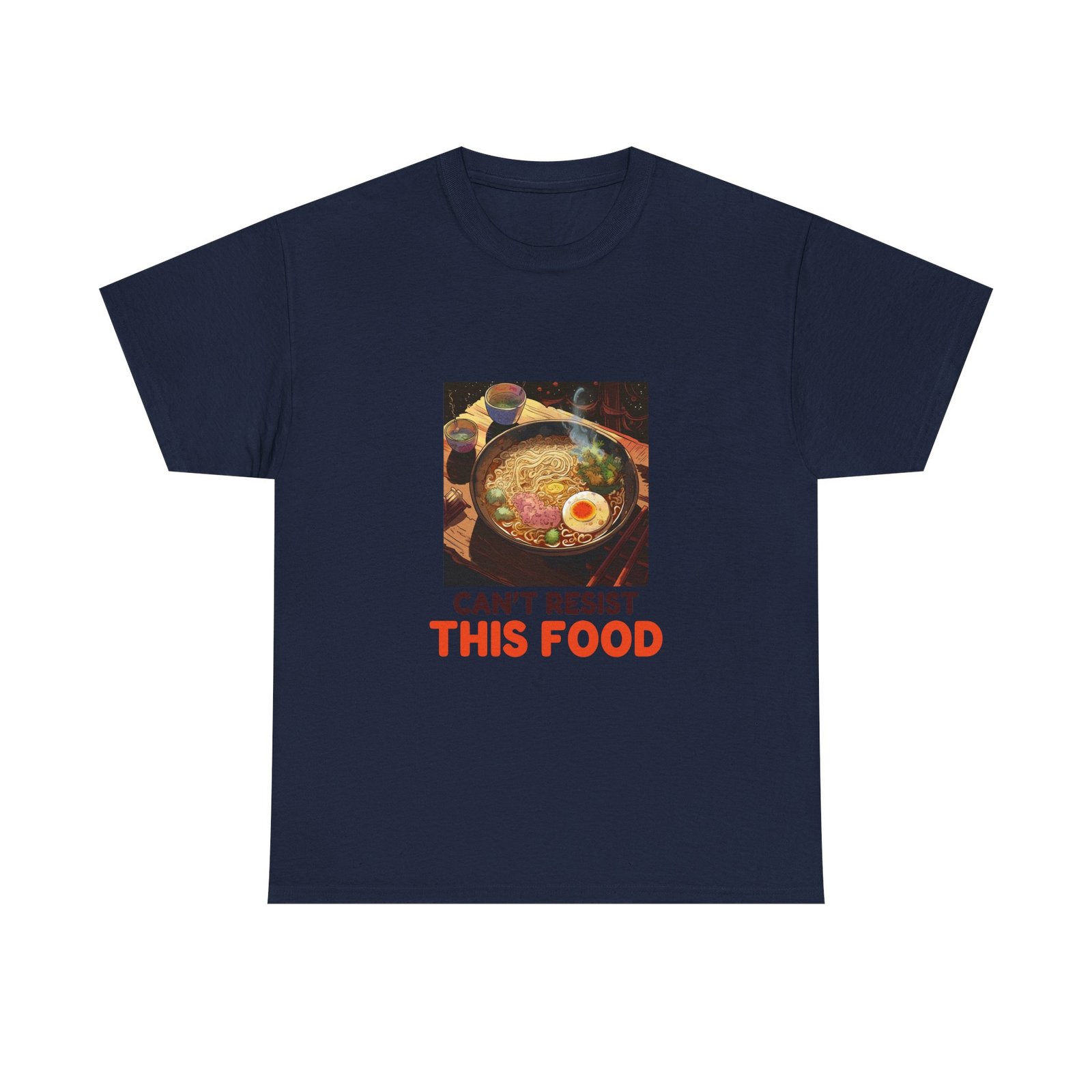 Can’t Resist This Food Cat Foodie Funny Cat Lover Graphic - T-shirt - Image 9