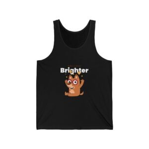 Today Is Always Brighter Cheerful Dog Illustration - Tank Top
