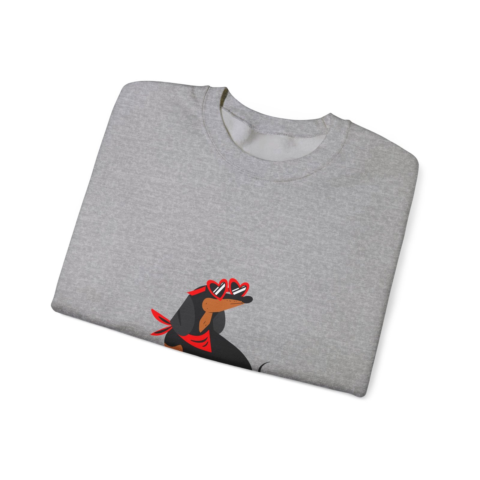 Oh Yeah Cool Dachshund Graphic with Sunglasses and Attitude - Sweatshirt - Image 11