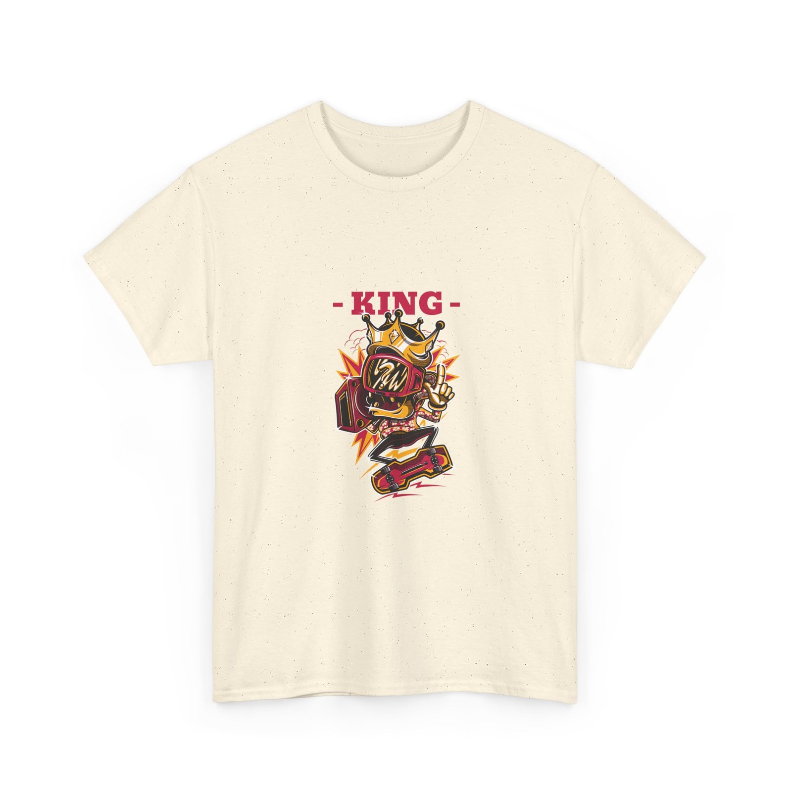 Majestic King Lion with Royal Crown Illustration - T-shirt - Image 7