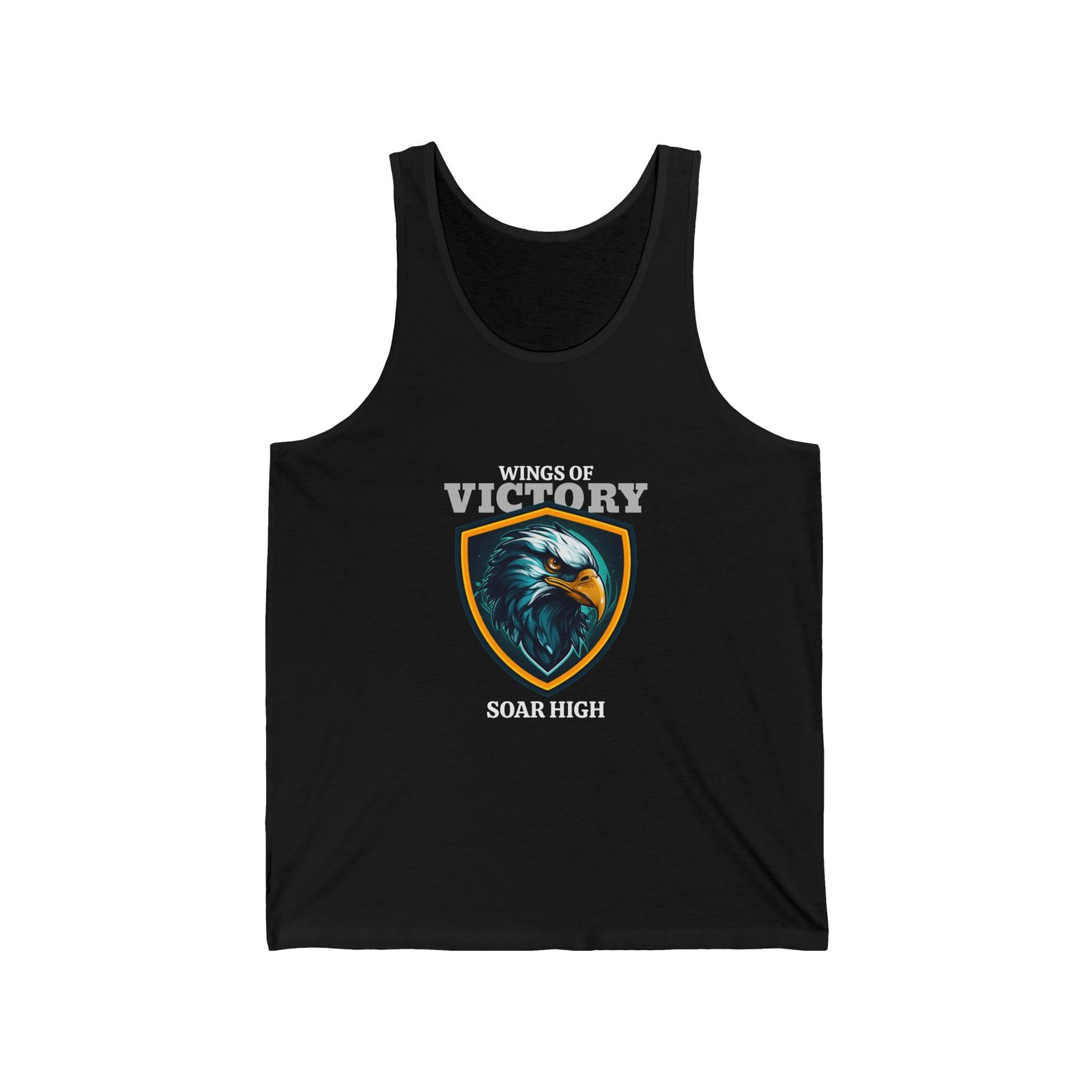 Majestic Eagle with Wings of Victory Design - Tank Top