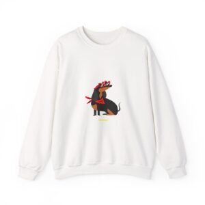 Oh Yeah Cool Dachshund Graphic with Sunglasses and Attitude - Sweatshirt
