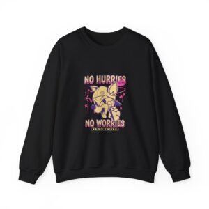 No Hurries No Worries Relaxed Sloth Illustration - Sweatshirt