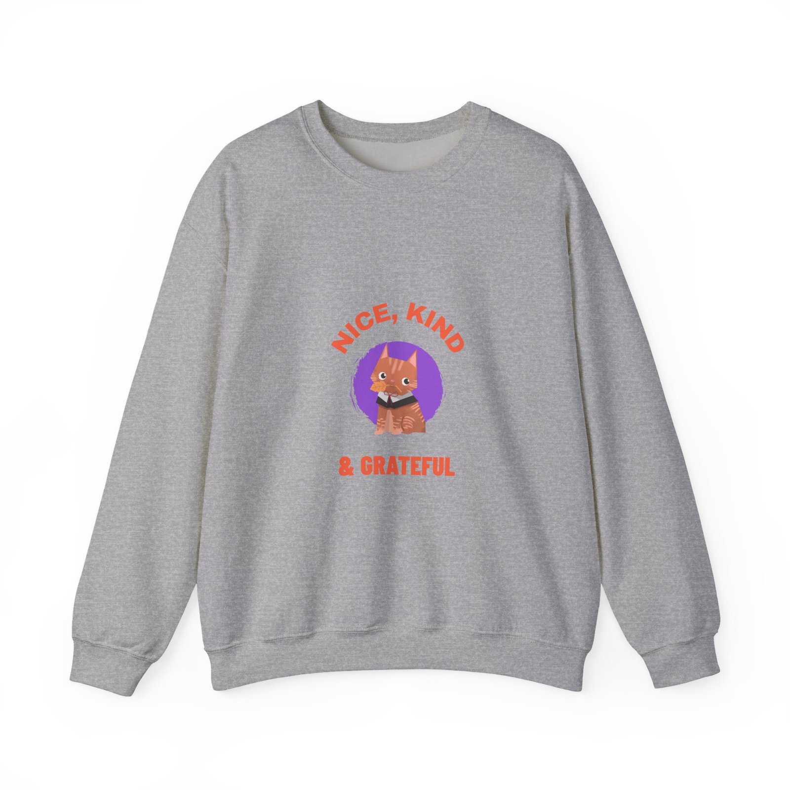 Nice Kind Fox Wholesome Cute Animal Illustration - Sweatshirt - Image 9